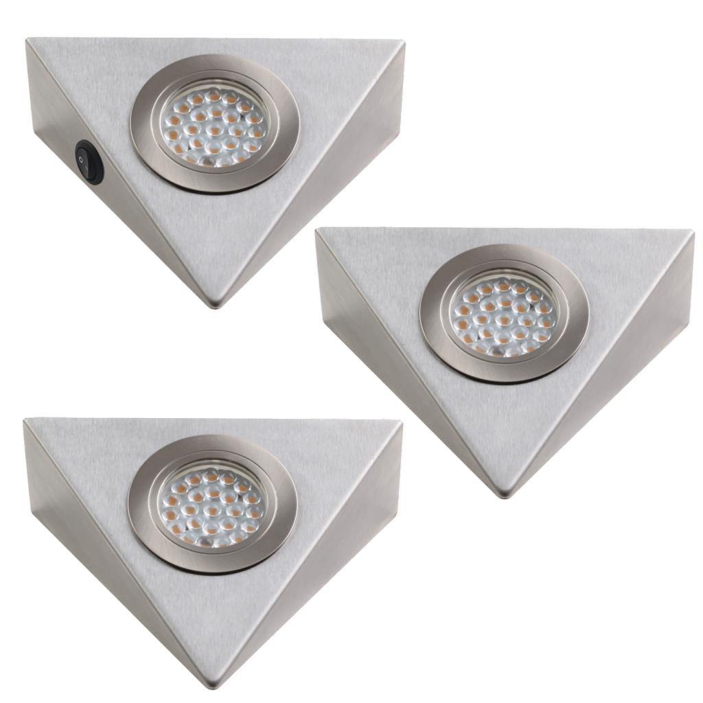 Kit de 2 spots triangulaires LED - Cuisine
