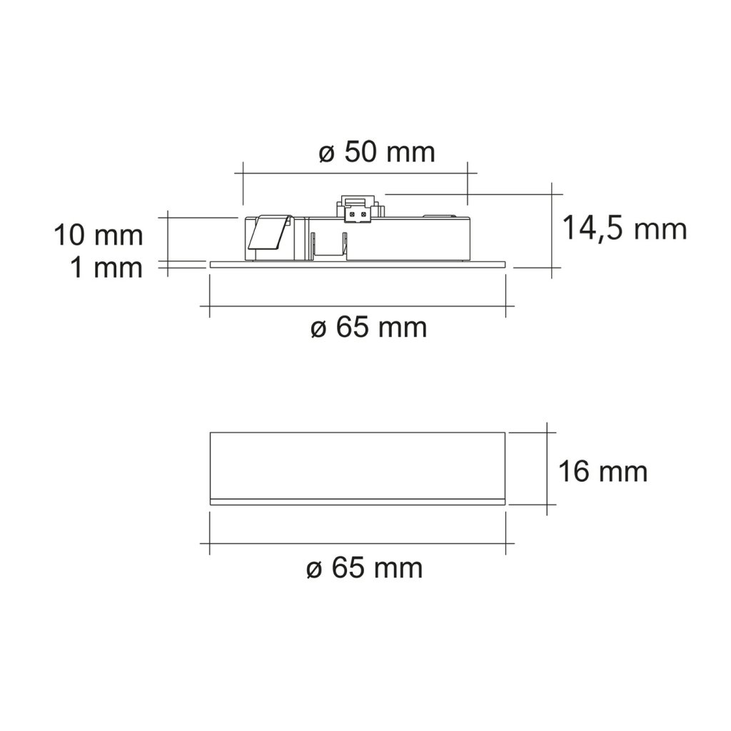 Kit 3 spots LED inclinés inox - MSA France