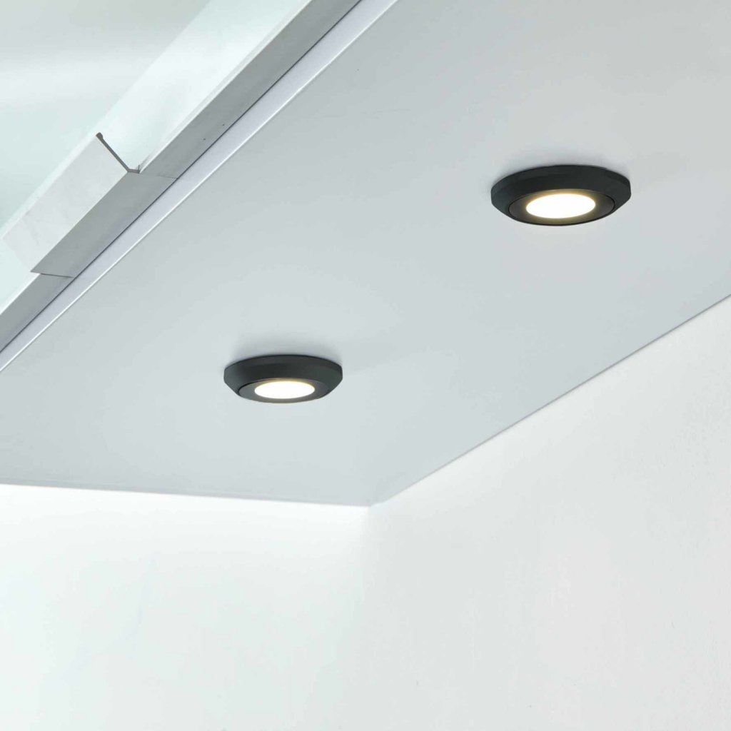 Kit 3 spots LED inclinés inox - MSA France