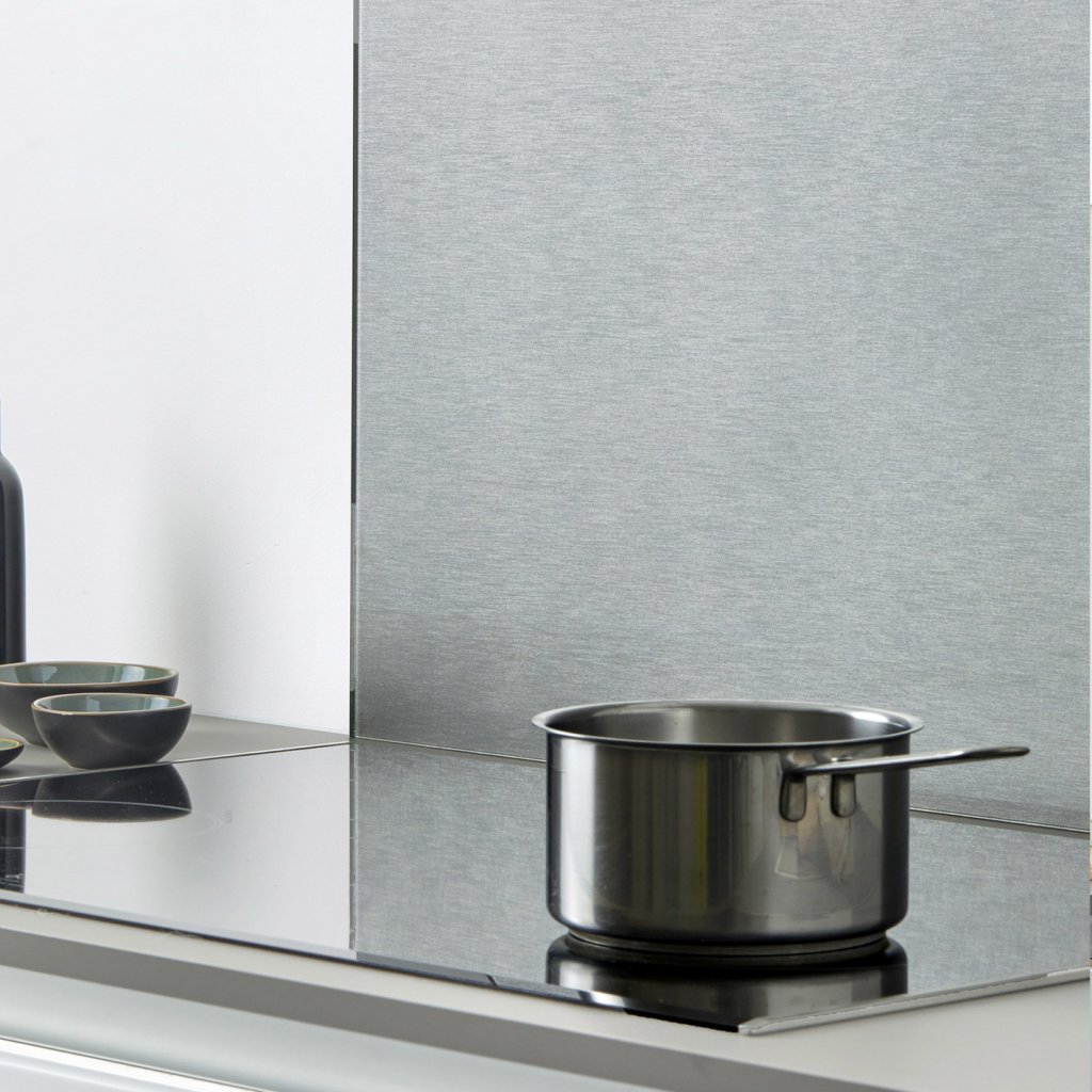 Crédence En Verre Trempé Pour Cuisine – 90x65 Cm, 4 Mm, Résistante à La Chaleur (280°C), Facile à Nettoyer