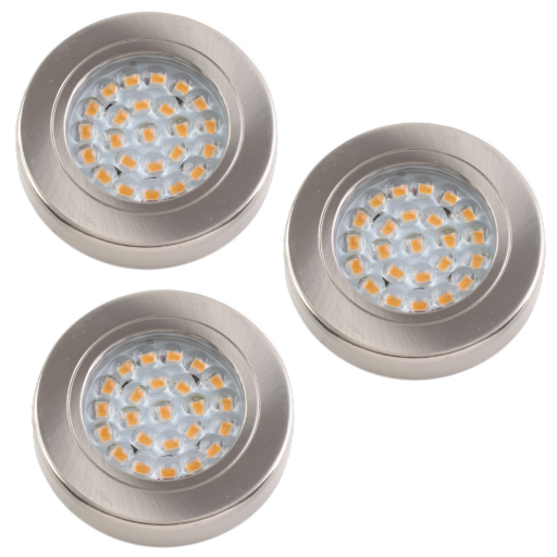3 spots LED extra-plats inox 1,7W - MSA France | Groupe Sofive